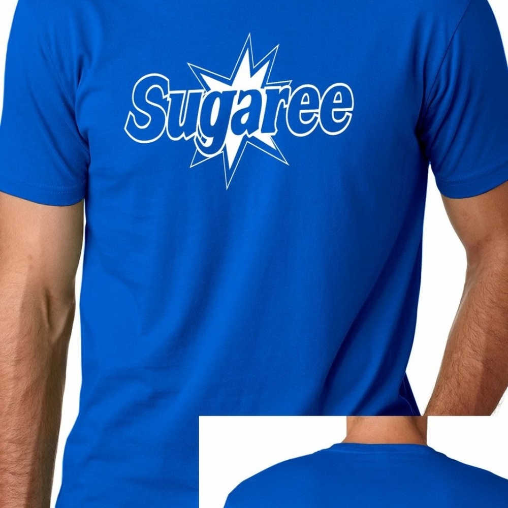 Grateful Dead Sugaree Garcia T-Shirt JGB Parody Tour Gear T-shirt White/Royal